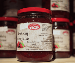 Lietuviškų braškių uogienė, 500 g