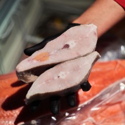 Juodųjų paltusų kepsniai Exclusive 170-230g. šaldyti, 1 kg