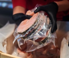 Atlantinių lašišų kepsniai (šaldyti), 200g