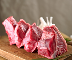 Ėrienos nugarinė su kaulu (šaldyta), 1 kg