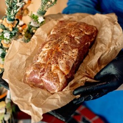 Kiaulienos sprandinės vyniotinis - žalias (bus tik velykoms), 1 kg