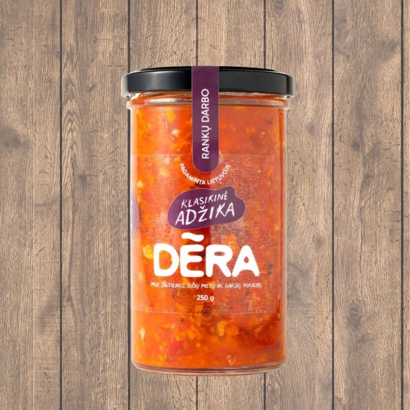 DERA adžika Savam kieme kaimiška adžika naminė adžika