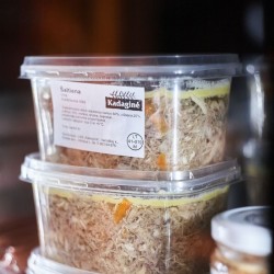 Naminė kiaulienos šaltiena "Kadaginė" Savam kieme Kaimiška šaltiena Naminė šaltiena