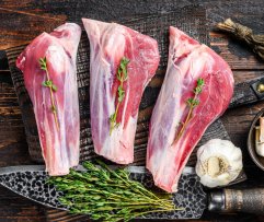 Ėrienos karkutės iš Naujosios Zelandijos, 1 kg Ėriuko kojos (lamb hindshank) iš Naujosios Zelandijos (šaldyta)