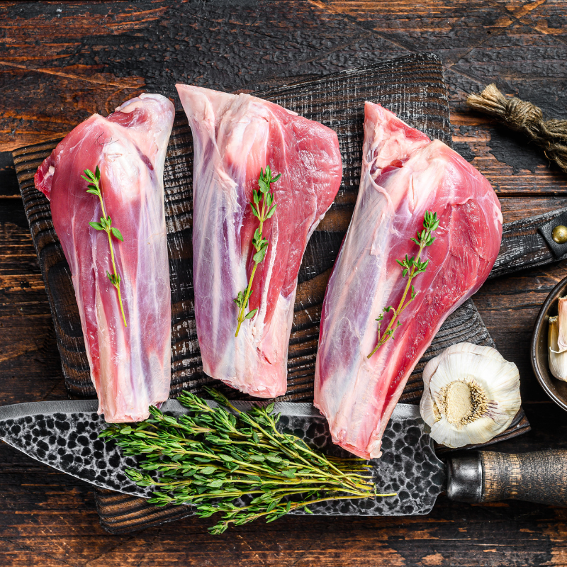 Ėrienos karkutės iš Naujosios Zelandijos, 1 kg Ėriuko kojos (lamb hindshank) iš Naujosios Zelandijos (šaldyta)