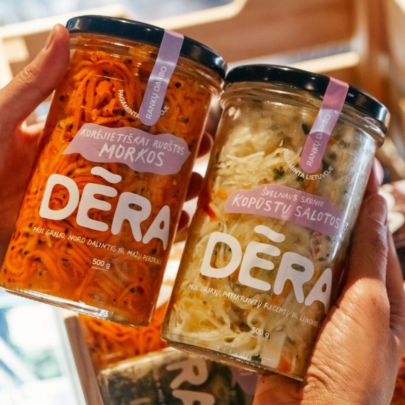 Korėjietiškai ruoštos morkos "DERA", 500 g