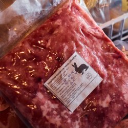 Smulkinta triušienos mėsa, 500 g (užšaldyta)