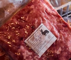 Smulkinta triušienos mėsa, 500 g (užšaldyta)