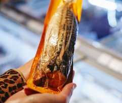 Karšto rūkymo atlantinė skumbrė vakume, 400 g