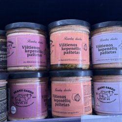 Vištienos kepenėlių paštetas su džiovintomis spanguolėmis, 145 g