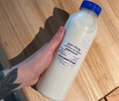 Natūralus ožkų kefyras (ne pasterizuotas), 500 ml